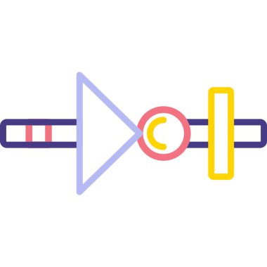 uydu anten vektör simgesi