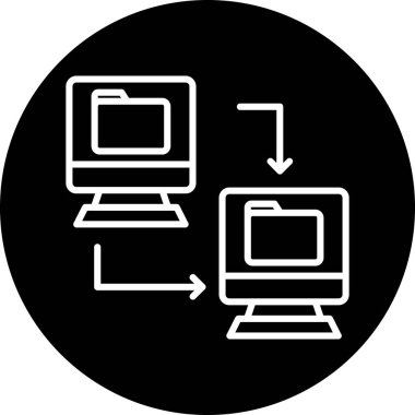 ağ paylaşım simgesi çizimi