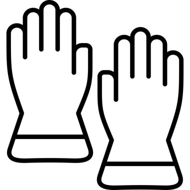 eldiven eldiven ikonu