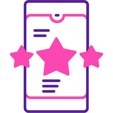 Mobil kutsal kişilerin resmi, vektör çizim