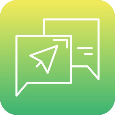 Kağıt Düzlem web simgesi basit vektör illüstrasyonuName