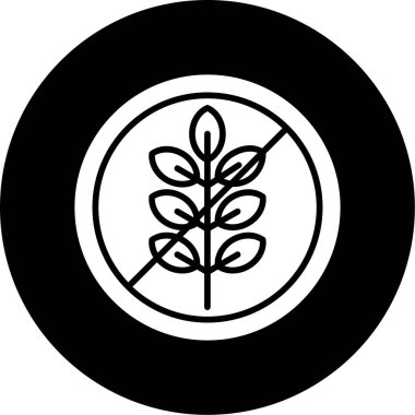 Bir ağaç simgesinin vektör illüstrasyonu