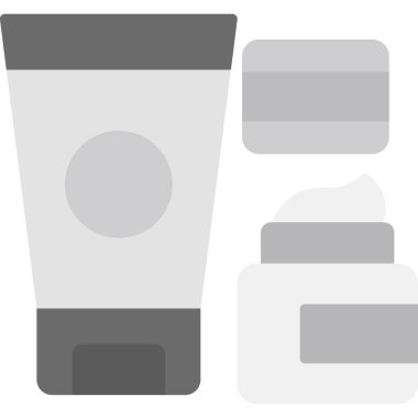 Kozmetik krem vektör simgesi