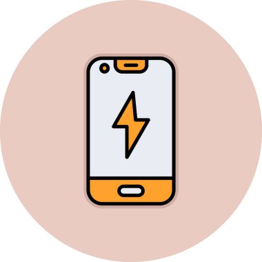 pil simgesi. Web için basit pil vektör simgeleri çizimi