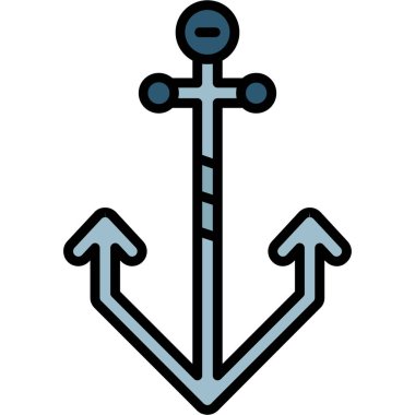 Çapa. Web simgesi basit illüstrasyon