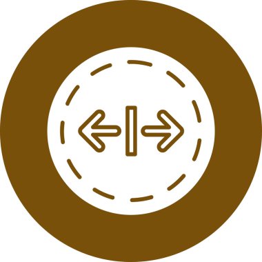 Ok. Web simgesi basit illüstrasyon