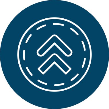 Ok. Web simgesi basit illüstrasyon