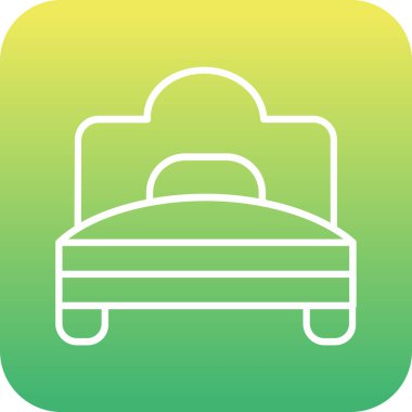 Kişisel ve ticari kullanım için otel vektör simgesi sembolü çizimi..