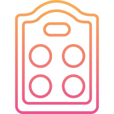 Gıda simgesinin vektör illüstrasyonu