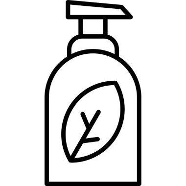 Sabun şişesi, vektör simgesi tasarımı.