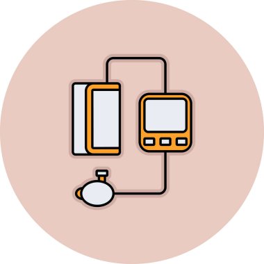 Tıbbi sembollü akıllı telefon