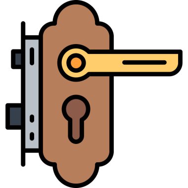 dosya taslağı biçiminde anahtar kilidi simgesi