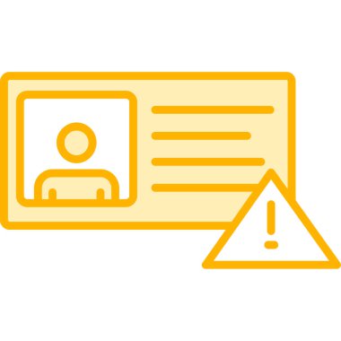 Bilgi rengi ikonu vektör illüstrasyonu uyarısı