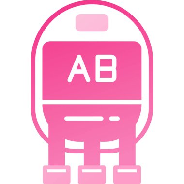 Bir b eksikliği simgesinin vektör çizimi