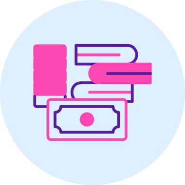 Para için. Web simgesi basit illüstrasyon