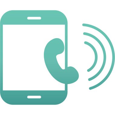 - Telefon. Web simgesi basit illüstrasyon