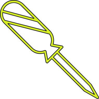 Kılıç. Web simgesi basit tasarım