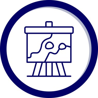 Modern simgenin vektör illüstrasyonu