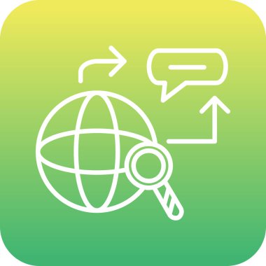 vektör genel arama ico