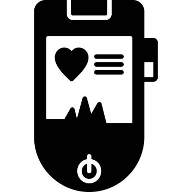 kalp atış hızı vektör çizimi