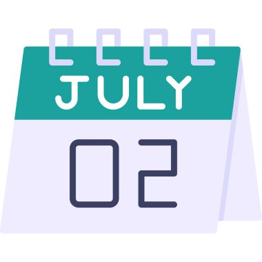 Takvim simgesi vektörü. düz tasarım biçimi.