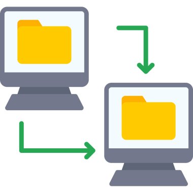 veri depolama vektörü simgesi