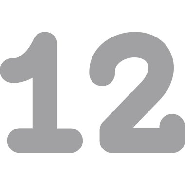 bir numaralı işaret simgesi, vektör illüstrasyonu