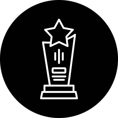 Ödül. Web simgesi basit tasarım