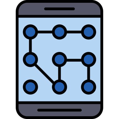 ağ cep telefonu simgesi