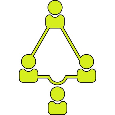ağ paylaşım simgesi çizimi