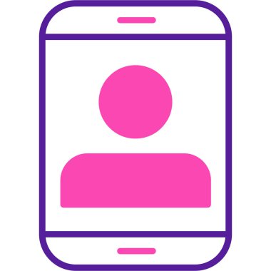 Akıllı telefon. Web simgesi basit tasarım