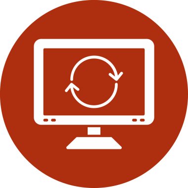 Web düz renk simgesi. vektör simgesi