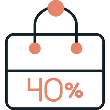 Yüzde indirim. Basit tasarım