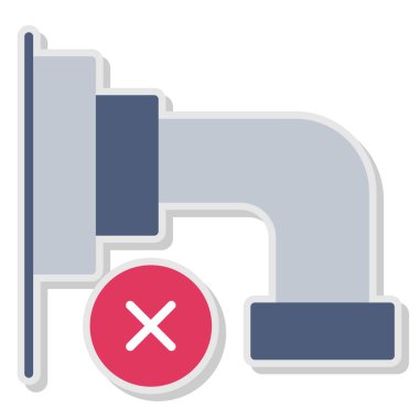 Tesisat borusu. Basit resimleme