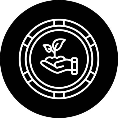 Kişisel ve ticari kullanım için vektör ekoloji simgesi.