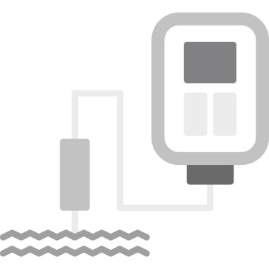 Kan basıncı ikonu katı bir şekilde