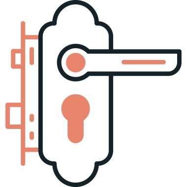 anahtar kilidi simgesi - taslak biçimi