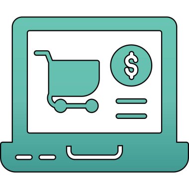 Dolar işaretli alışveriş çantası.