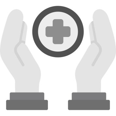 Hastane servis vektör simgesi