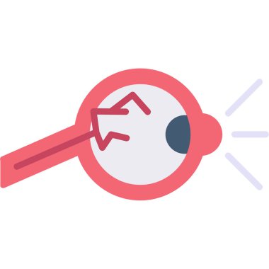 Büyüteç düz vektör deseni