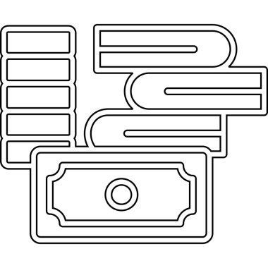 para sikkeleri simge tasarımı vektör çizimi tasarımı