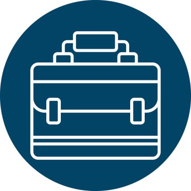 Çanta. Web simgesi basit tasarım