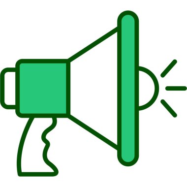 Moda Biçimli Sözcü Simgesi İzole Arkaplan