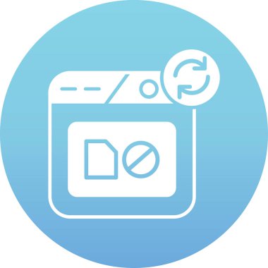 Modern simgenin vektör illüstrasyonu