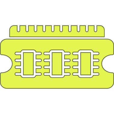 Basit vektör simgesi, pil illüstrasyonu