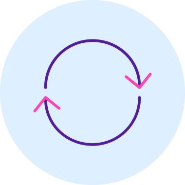 Ok. Web simgesi basit illüstrasyon