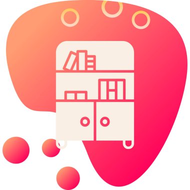 Bir kitap simgesinin vektör illüstrasyonu