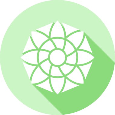 çiçek simgesi vektör illüstrasyonu