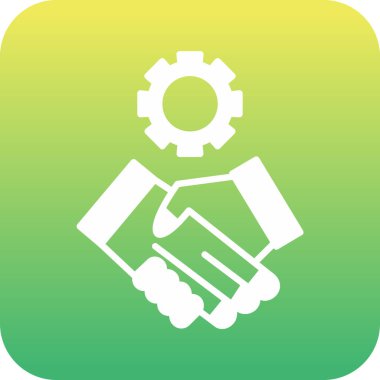 İş el sıkışma vektör simgesi