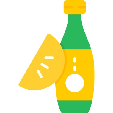 Brezilya meyve suyu ikonu vektör illüstrasyonu